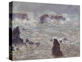 Storm, Off the Coast of Belle-Ile, 1886-Claude Monet-Stretched Canvas