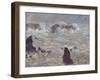 Storm, Off the Coast of Belle-Ile, 1886-Claude Monet-Framed Giclee Print