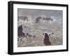 Storm, Off the Coast of Belle-Ile, 1886-Claude Monet-Framed Giclee Print