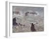 Storm, Off the Coast of Belle-Ile, 1886-Claude Monet-Framed Giclee Print