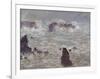 Storm, Off the Coast of Belle-Ile, 1886-Claude Monet-Framed Giclee Print