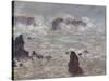 Storm, Off the Coast of Belle-Ile, 1886-Claude Monet-Stretched Canvas