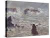 Storm, Off the Coast of Belle-Ile, 1886-Claude Monet-Stretched Canvas