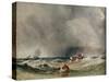 'Storm Off Whitby', 1851-Anthony Vandyke Copley Fielding-Stretched Canvas