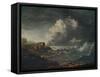 Storm on a Scottish Loch, 19th century, (1917)-John Thomson-Framed Stretched Canvas