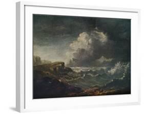 Storm on a Scottish Loch, 19th century, (1917)-John Thomson-Framed Giclee Print