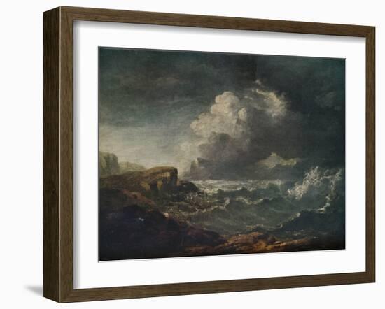 Storm on a Scottish Loch, 19th century, (1917)-John Thomson-Framed Giclee Print