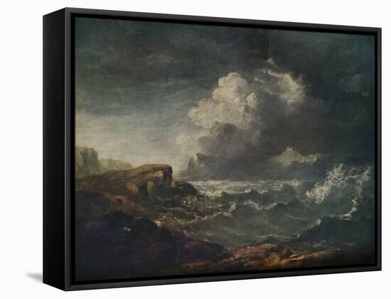 Storm on a Scottish Loch, 19th century, (1917)-John Thomson-Framed Stretched Canvas