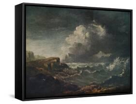 Storm on a Scottish Loch, 19th century, (1917)-John Thomson-Framed Stretched Canvas