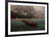 Storm on Braies-Marco Tagliarino-Framed Photographic Print