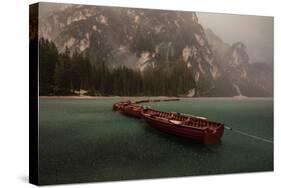 Storm on Braies-Marco Tagliarino-Stretched Canvas