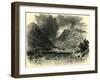 Storm on Lake Como Italy-null-Framed Giclee Print