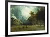 Storm on Laramie Peak-Albert Bierstadt-Framed Giclee Print