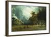 Storm on Laramie Peak-Albert Bierstadt-Framed Giclee Print