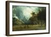 Storm on Laramie Peak-Albert Bierstadt-Framed Giclee Print