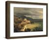 Storm on the Amalfi Coast and Gulf of Naples-Giacinto Gigante-Framed Giclee Print