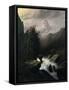 Storm on the Cervin Mountain, 19th Century-Gustave Dor?-Framed Stretched Canvas