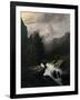 Storm on the Cervin Mountain, 19th Century-Gustave Dor?-Framed Giclee Print