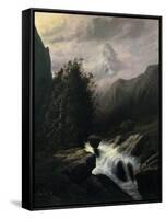 Storm on the Cervin Mountain, 19th Century-Gustave Dor?-Framed Stretched Canvas