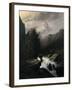 Storm on the Cervin Mountain, 19th Century-Gustave Dor?-Framed Giclee Print