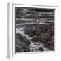 Storm on the Rocks-Margo Starkey-Framed Giclee Print