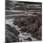 Storm on the Rocks-Margo Starkey-Mounted Giclee Print