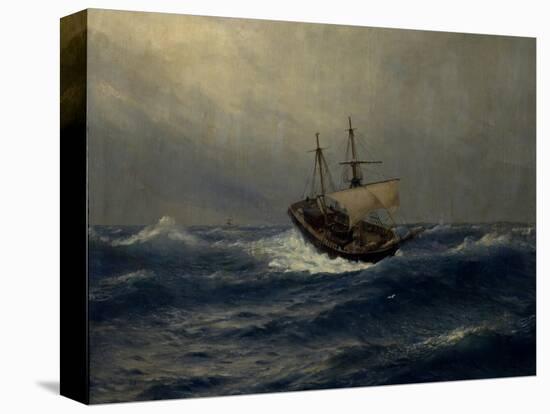 Storm on the Sea, 1887-Lev Felixovich Lagorio-Stretched Canvas