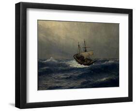 Storm on the Sea, 1887-Lev Felixovich Lagorio-Framed Giclee Print