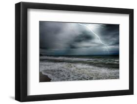 Storm on the Sea-null-Framed Art Print