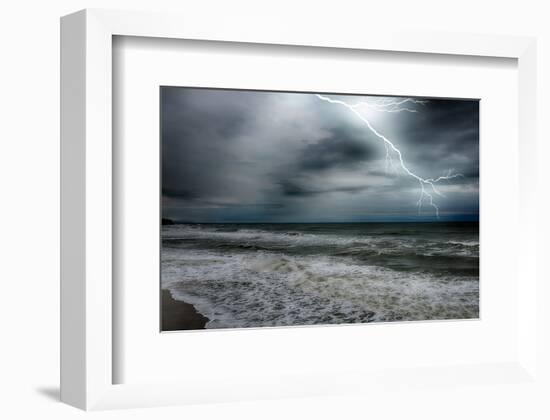 Storm on the Sea-null-Framed Art Print