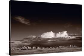 Storm Over Badlands-Steve Gadomski-Stretched Canvas