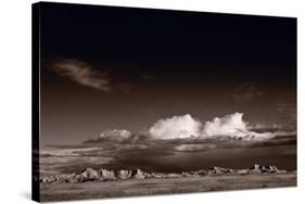 Storm Over Badlands-Steve Gadomski-Stretched Canvas