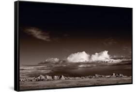 Storm Over Badlands-Steve Gadomski-Framed Stretched Canvas