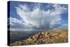 Storm over Beartooth Mountains, Montana.-Alan Majchrowicz-Stretched Canvas