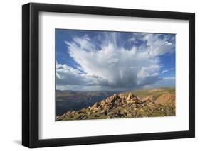 Storm over Beartooth Mountains, Montana.-Alan Majchrowicz-Framed Photographic Print