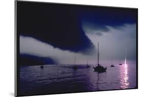 Storm over Hook Mountain-Robert Goldwitz-Mounted Photographic Print
