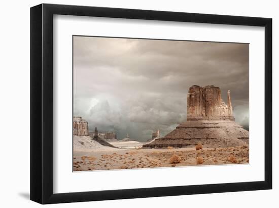 Storm over Monument Valley AZ-null-Framed Art Print