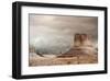 Storm over Monument Valley AZ-null-Framed Art Print