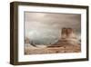 Storm over Monument Valley AZ-null-Framed Art Print