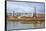 Storm over Portland and Willamette River, Portland, Oregon.-Craig Tuttle-Framed Stretched Canvas