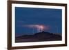 Storm Over Shiprock Dike New Mexico-Steve Gadomski-Framed Photographic Print