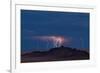 Storm Over Shiprock Dike New Mexico-Steve Gadomski-Framed Photographic Print