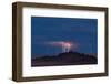 Storm Over Shiprock Dike New Mexico-Steve Gadomski-Framed Premium Photographic Print