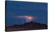 Storm Over Shiprock Dike New Mexico-Steve Gadomski-Stretched Canvas