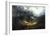 Storm over the Blue Ridge (Oil on Canvas)-William Charles Anthony Frerichs-Framed Giclee Print