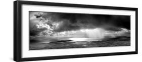 Storm over the Sea Between Eigg and the Mainland, Highland, Scotland, UK-Lee Frost-Framed Photographic Print