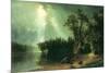 Storm over the Sierra Nevada-Albert Bierstadt-Mounted Art Print