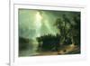 Storm over the Sierra Nevada-Albert Bierstadt-Framed Premium Giclee Print