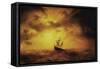 Storm Pa Havet-Marcus Larson-Framed Stretched Canvas