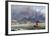 Storm Passing over Vesuvius, c.1840-50-Jacob George Strutt-Framed Giclee Print